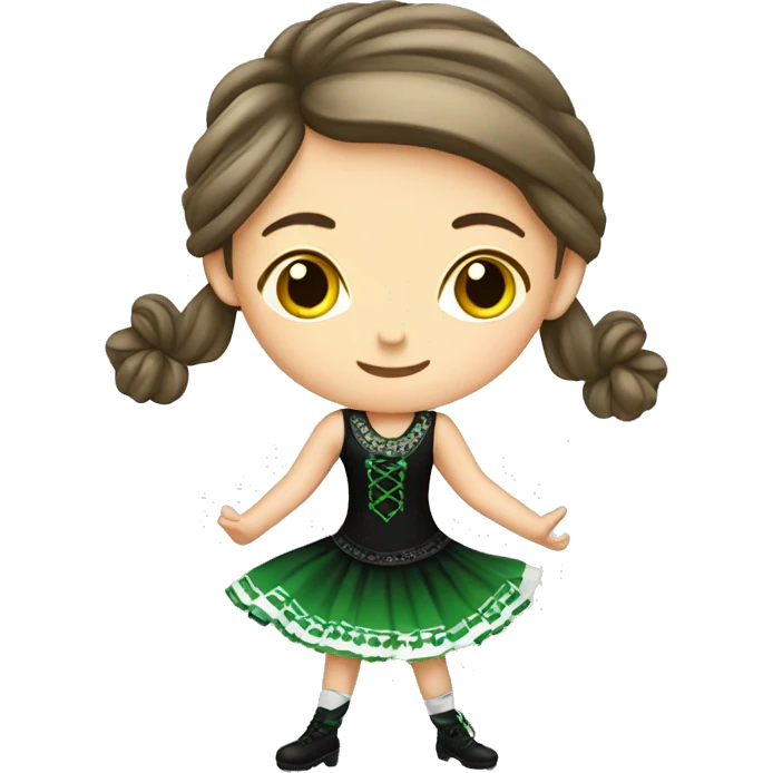 girl irish step dancing emoji