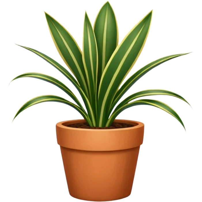 Snake plant potted emoji