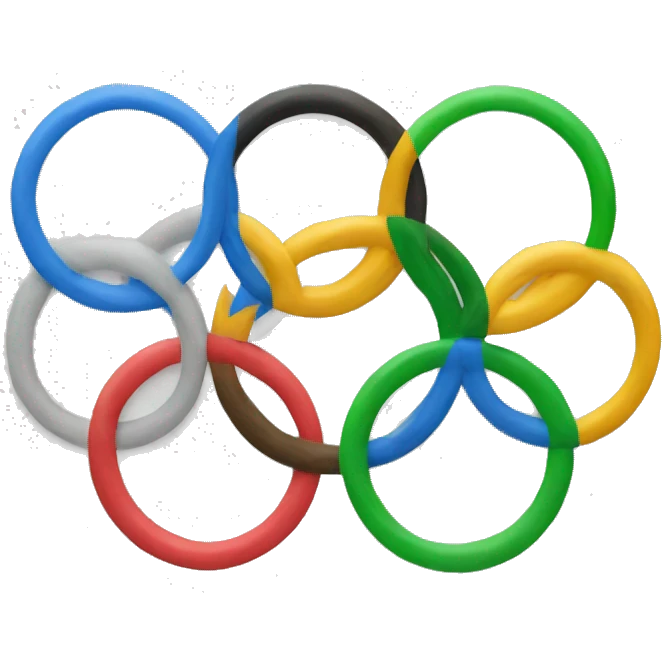 Olympic rings symbol emoji
