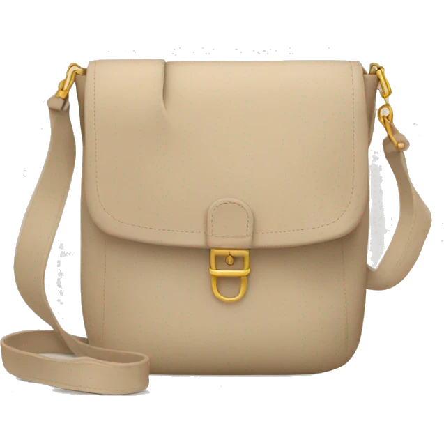 Beige sling bag emoji