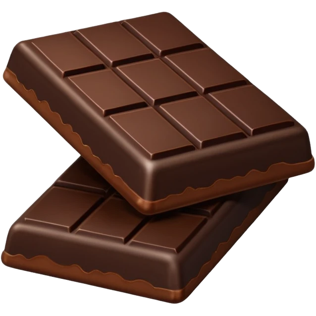 dark chocolate emoji