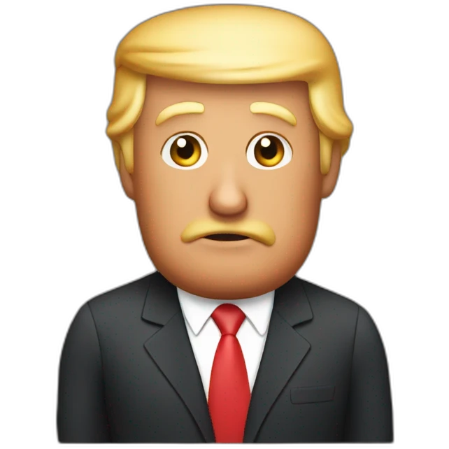 trump-holding-his-sausage emoji