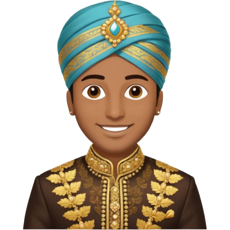 North indian groom emoji