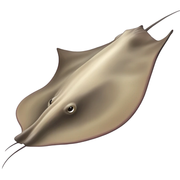 Cow nose stingray emoji