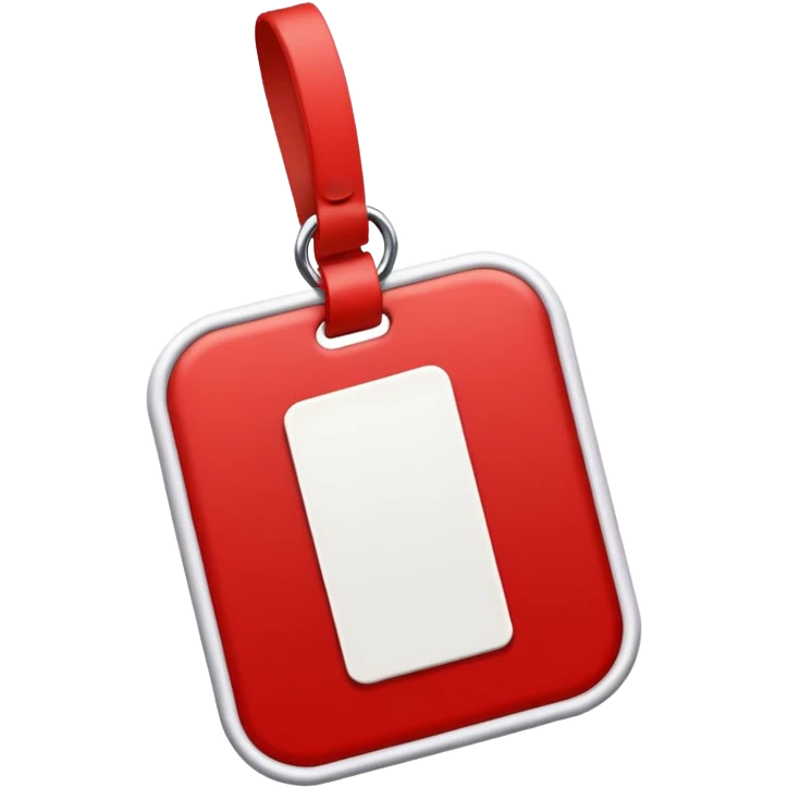 Keep everything the same classic red and white name tag except for the word ‘Name’ and replace the word 'Name' with ‘Content’ instead  emoji