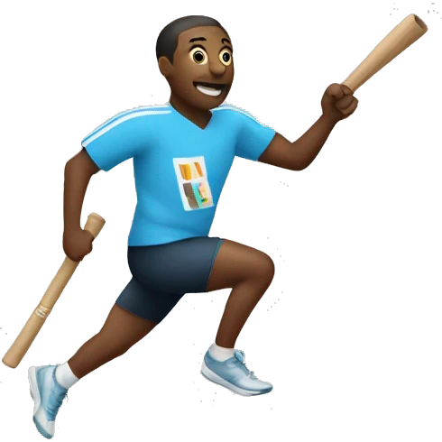 Passing the baton emoji