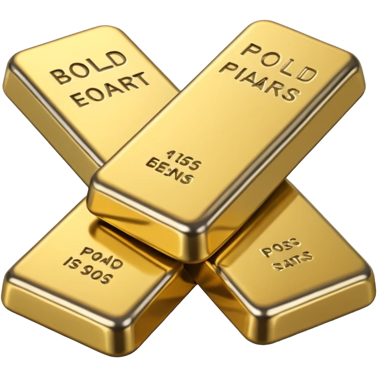 platinum bars, platinum text emoji