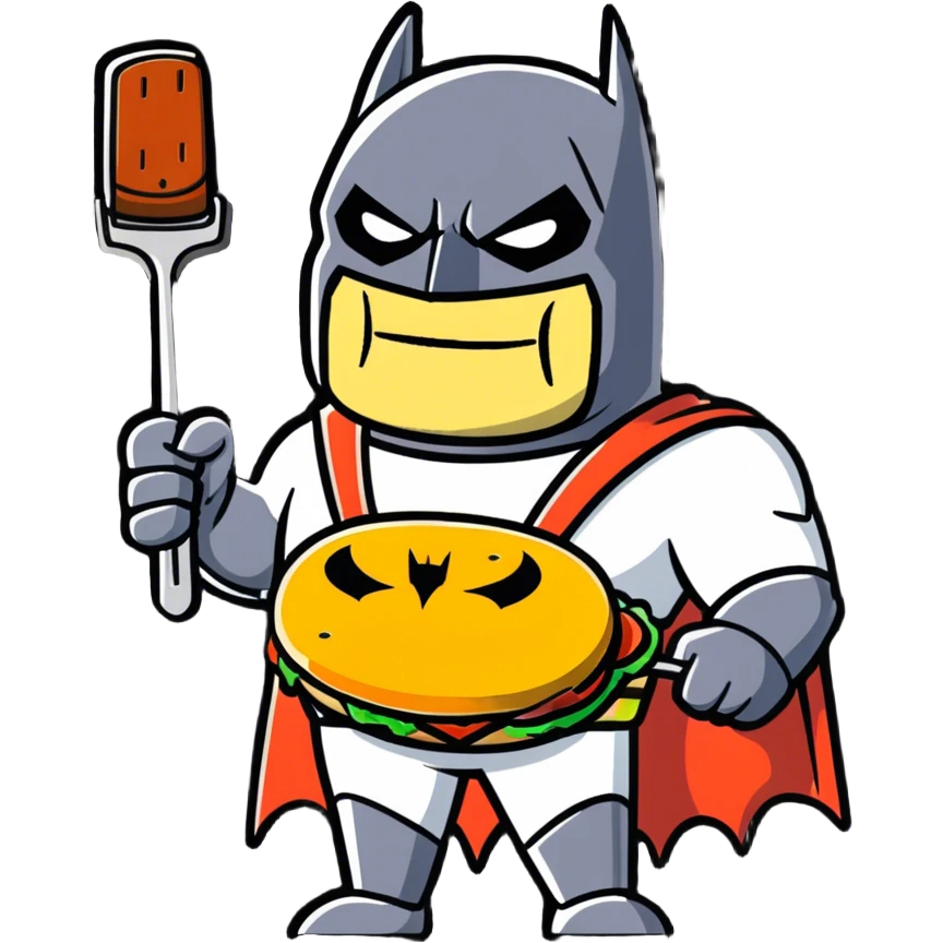Batman cookout emoji