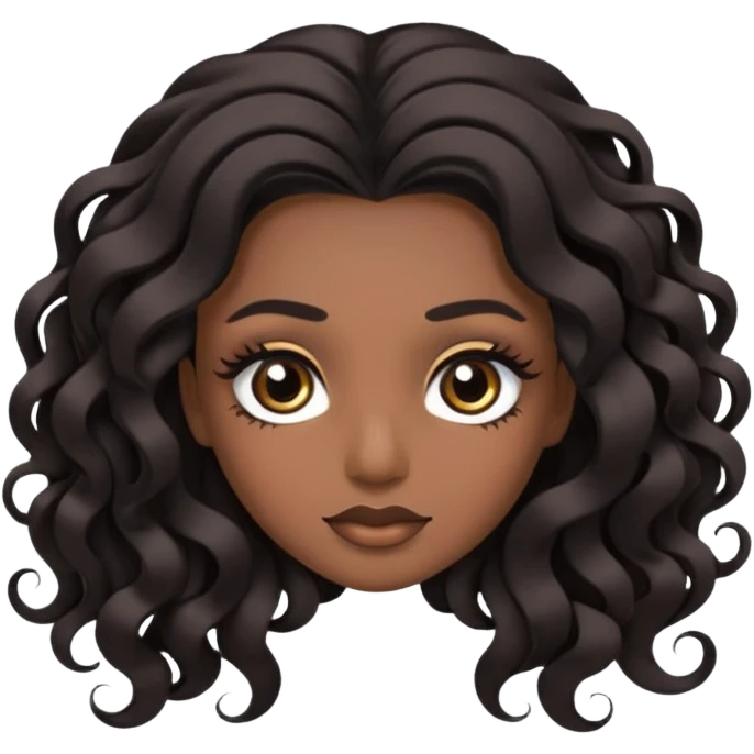 lash and brows done without women emoji