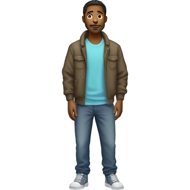 Man wearing baggy clothes  emoji