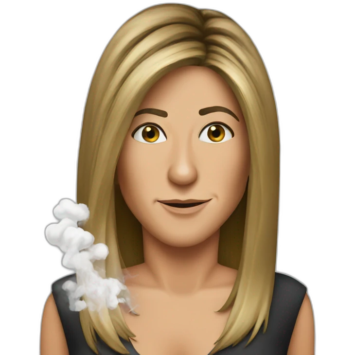 jennifer aniston smoking emoji