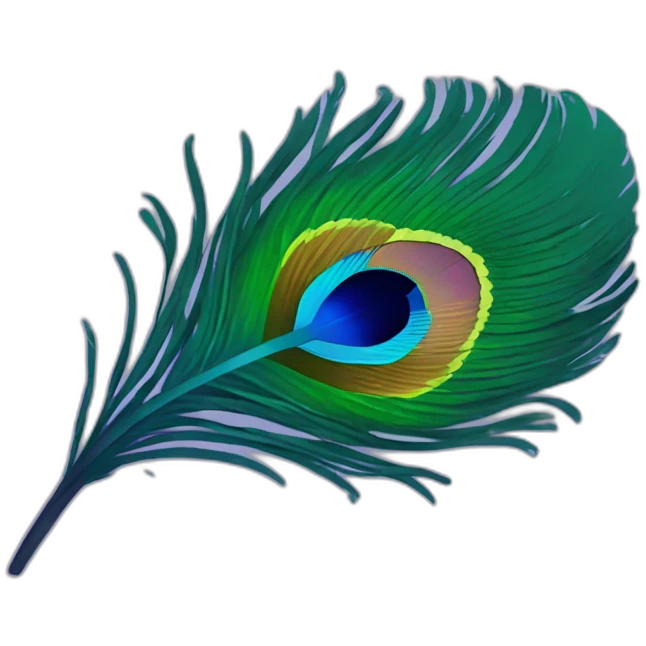 peacock feather emoji emoji