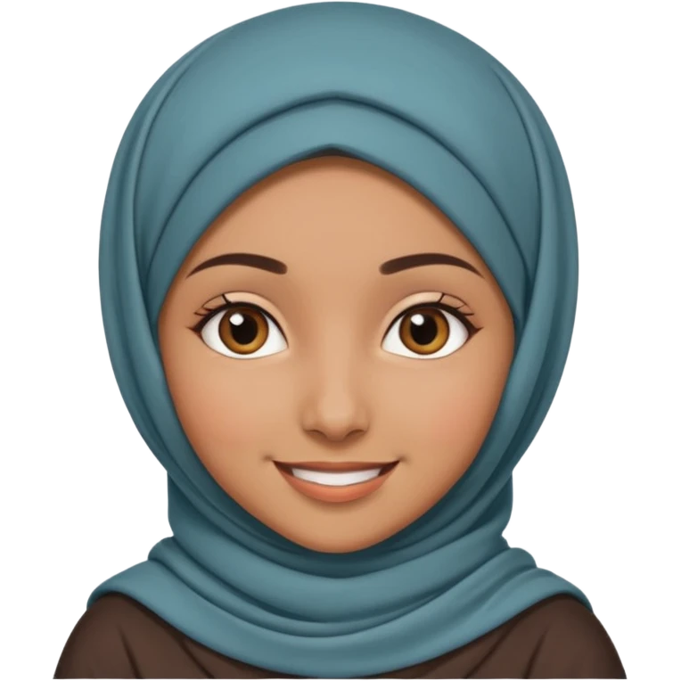arab GIRL with hijab half body emoji