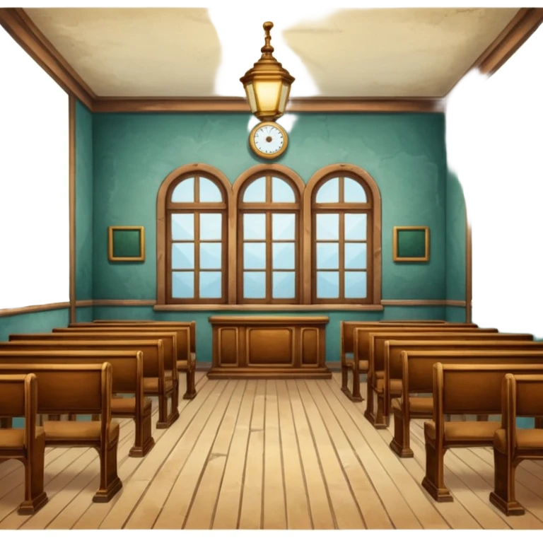 Vintage old antique academia aesthetic interior emoji