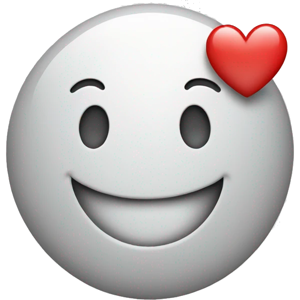 Smiley face with heart emoji