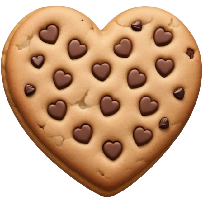 cookie heart emoji
