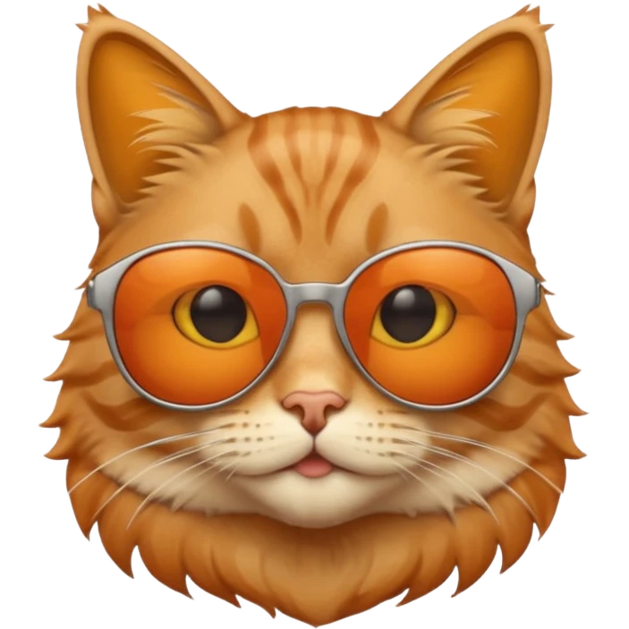 Cat wearing sunglasses emoji
