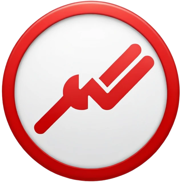 18+ age restriction symbol, red circle with white text emoji