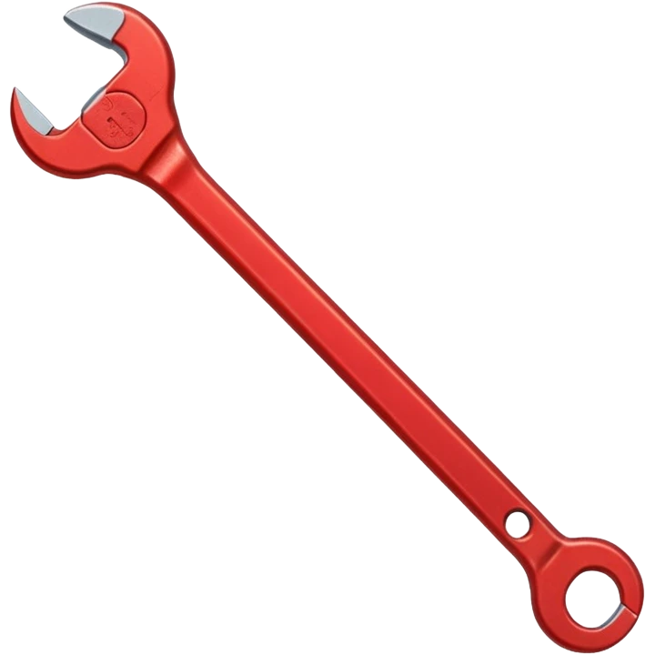 Red wrench emoji