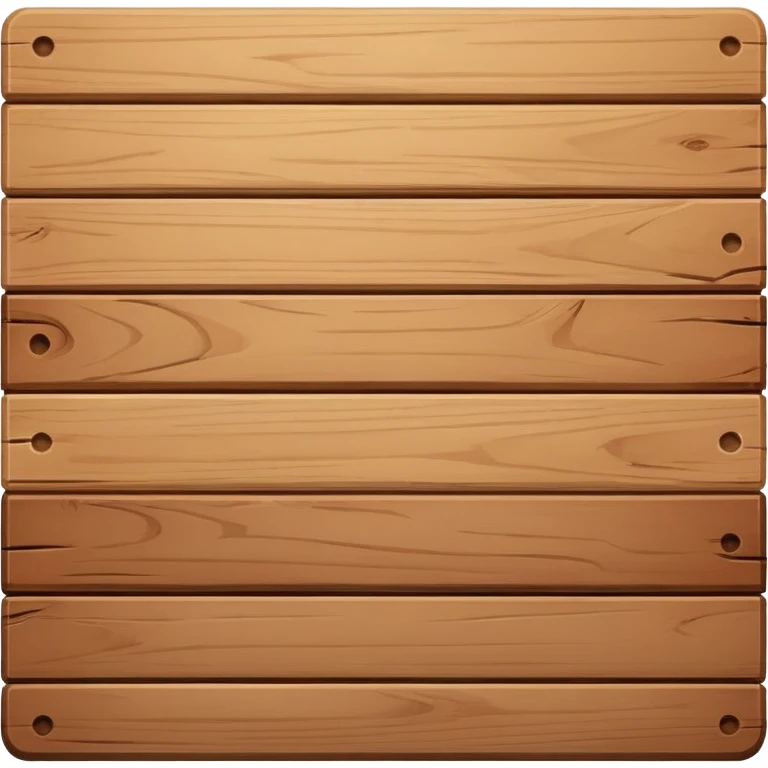 wooden plank emoji