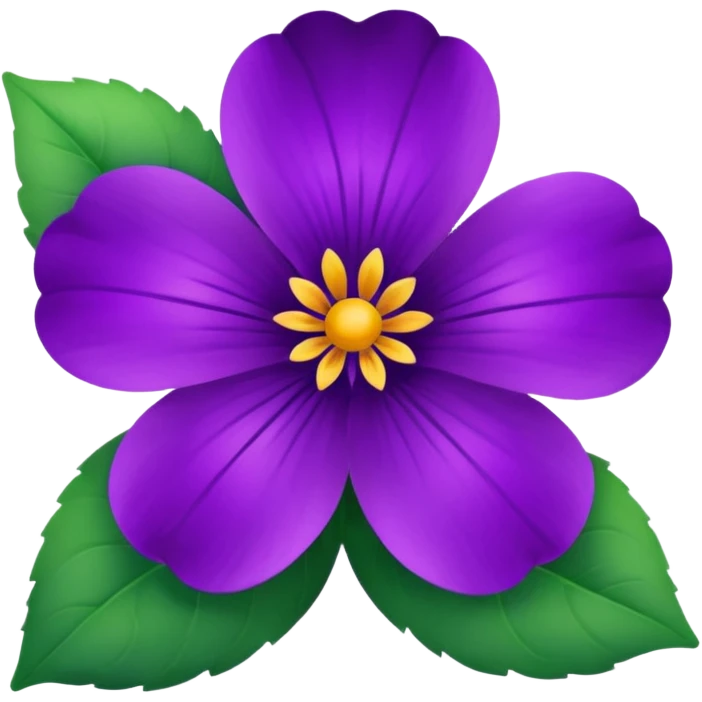 violet flower emoji emoji