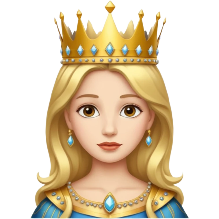beautiful queen emoji