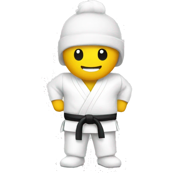 White belt emoji