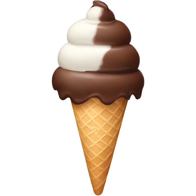 ice cream chocolate emoji