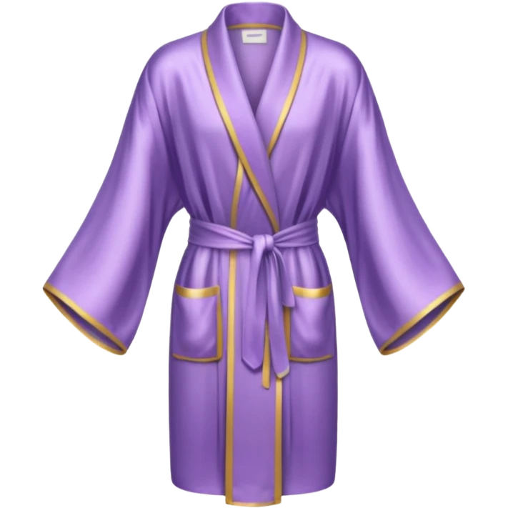 Light purple silk robe emoji