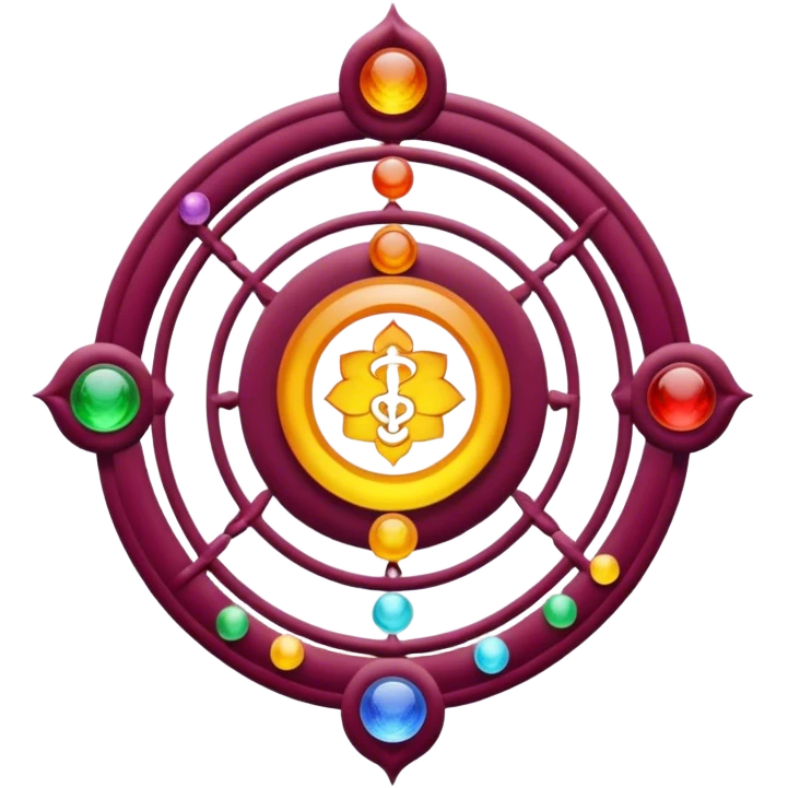 Chakras Burgundy emoji