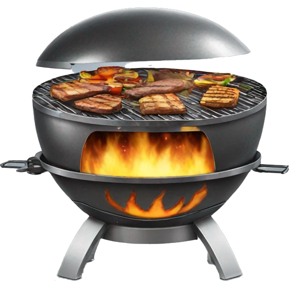 spaceship bbq grill emoji