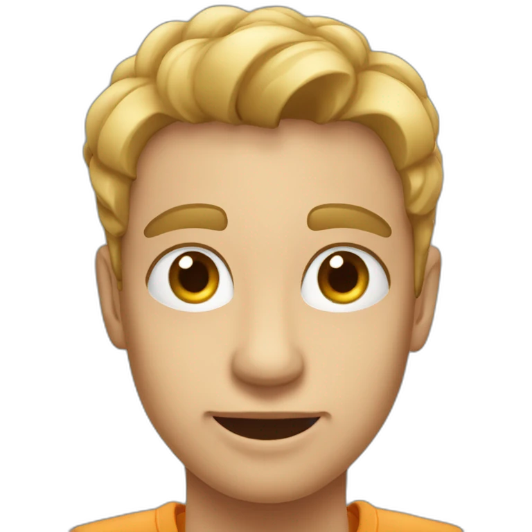 Expressão facial de estar leitando emoji