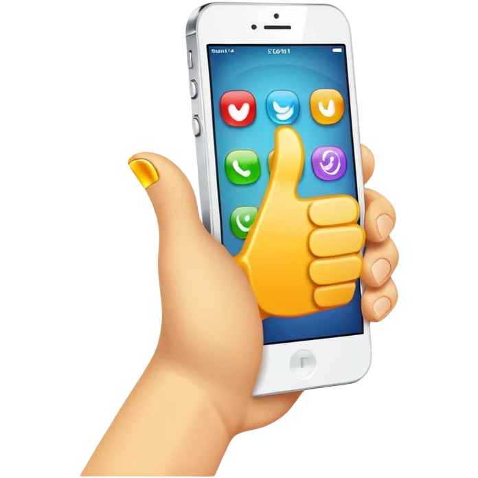 user friendly interface with thumbs up emoji