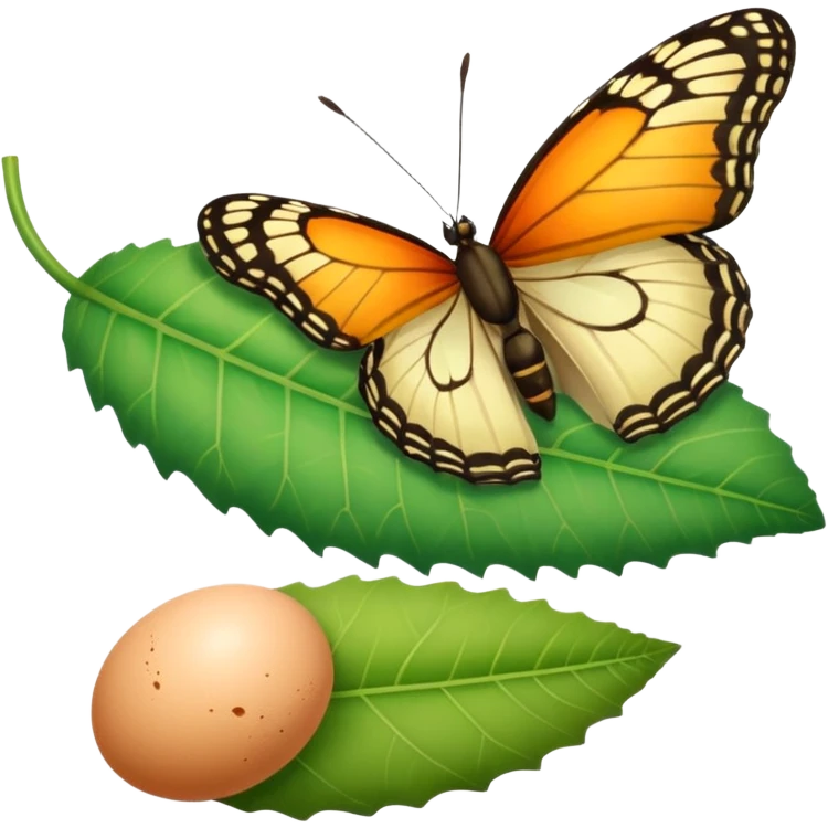 butterfly life cycle emoji