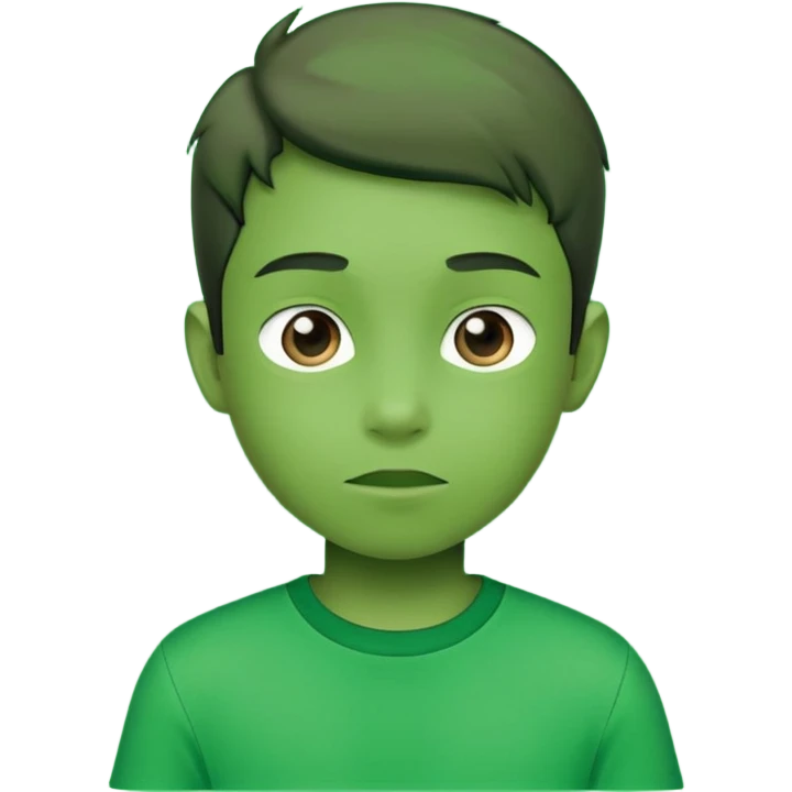 A boy emoji green screen emoji