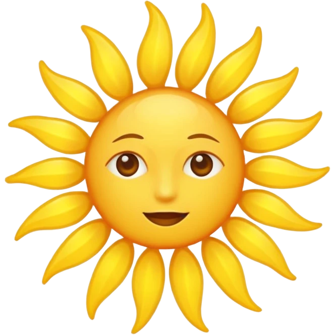  attitude sun  emoji