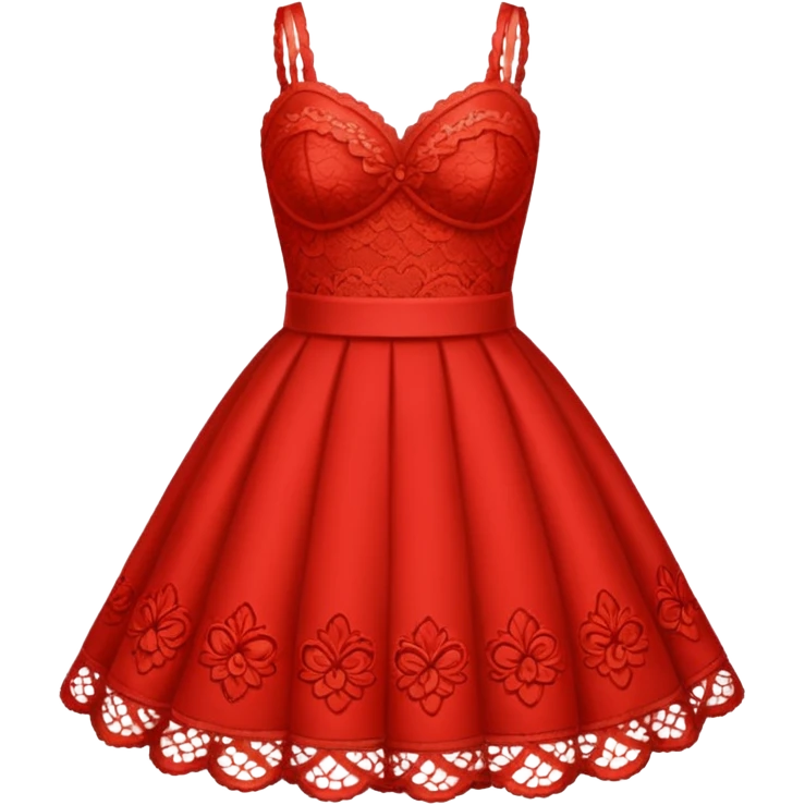 red Lace Clothing emoji