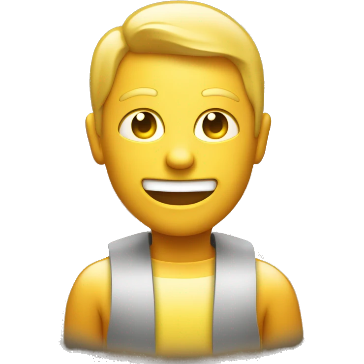 Glowing and flashing "online" emoji