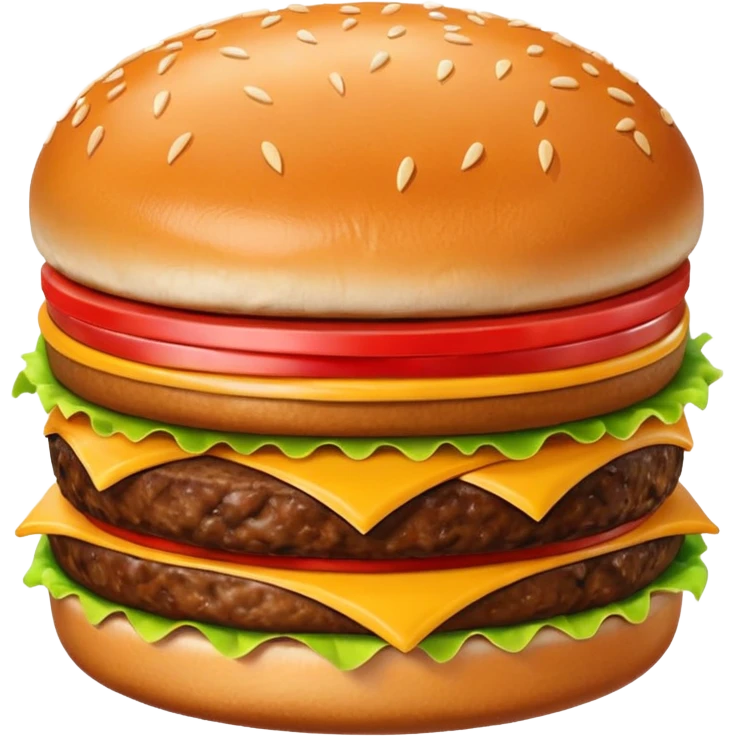 mcdonalds burger single patty emoji