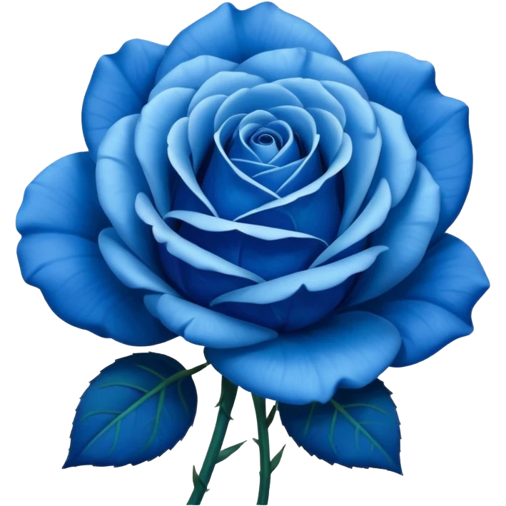 Blue Rose emoji