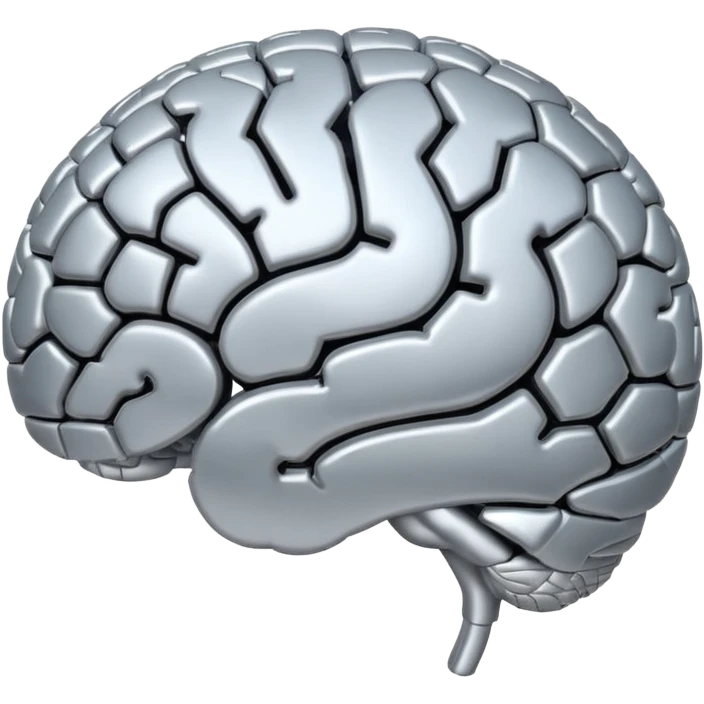 overlapping circles forming a brain with small stars emoji