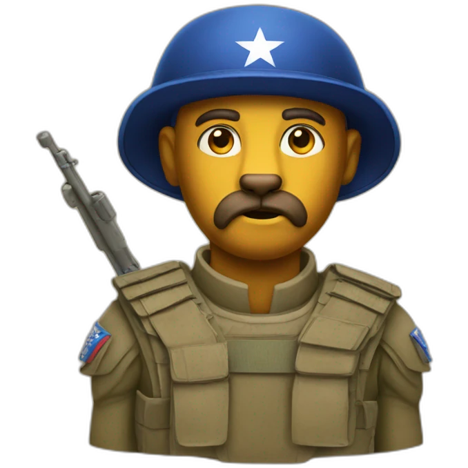 Lion soldier israel emoji