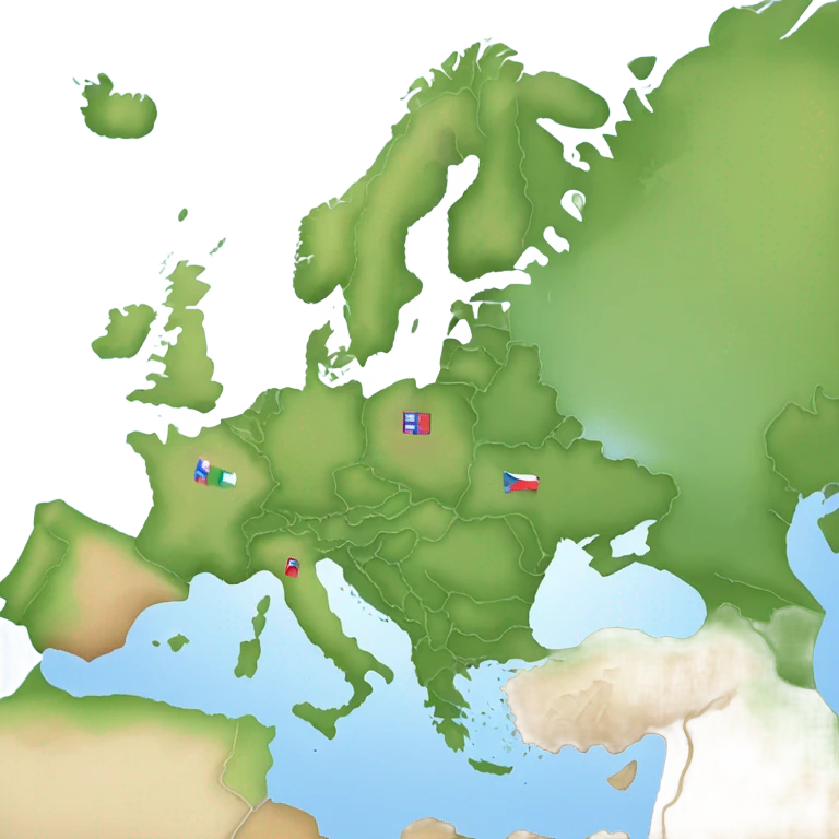 Europe map emoji