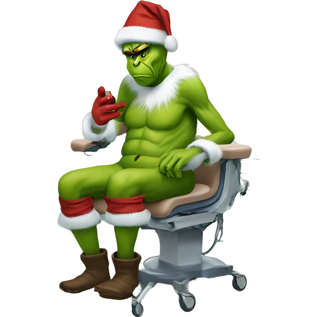 I’m getting my knee surgery grinch emoji