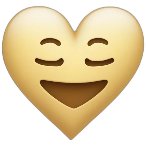 Un coeur avec la lettre À dedans emoji