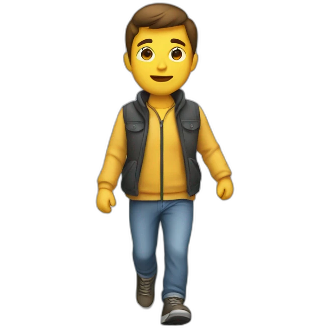 person walking emoji