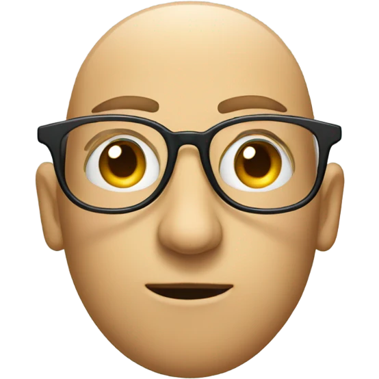 Eye glass down with side eye emoji