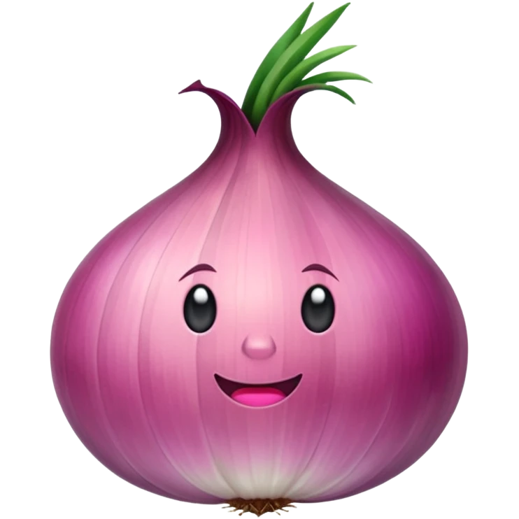 oignon fin rose emoji