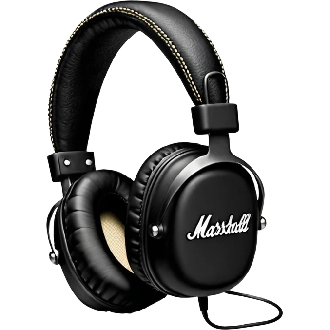  накладных наушников в стиле Marshall.

Узнаваемая форма чашек Marshall, аккуратные швы, мягкие амбушюры, прочное оголовье.
Логотип Marshall на чашках, выполненный в фирменном стиле.

 emoji