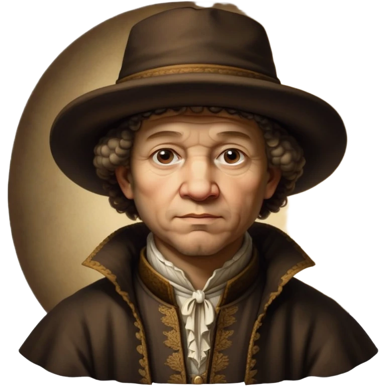 of-rembrandt,-shown-as-a-master-artist-with-deep,-introspective-eyes-and-richly-detailed-period-clothing,-rendered-with-dramatic-chiaroscuro-lighting-that-emphasizes-his-legacy brown puffy hat emoji